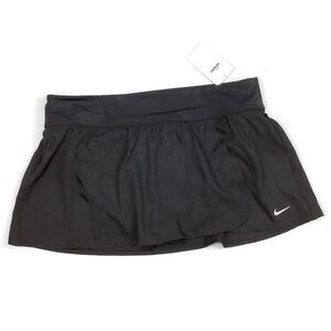 Nike Swim Black Skort Bathing Suit Swimsuit Bottoms 1X NEW! Retail $56